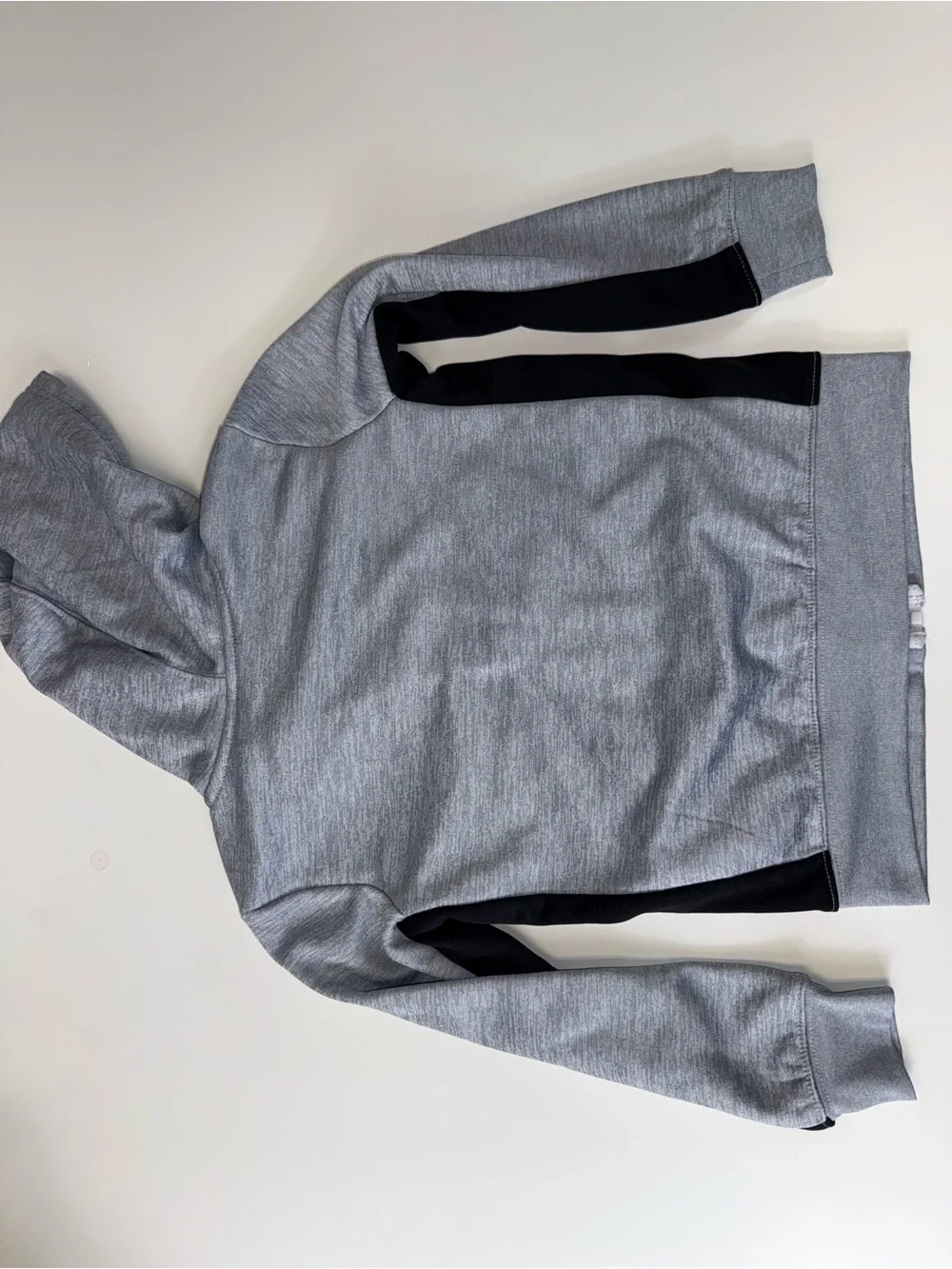 Nike Grey and Black Full‑Zip Bomber Jacket